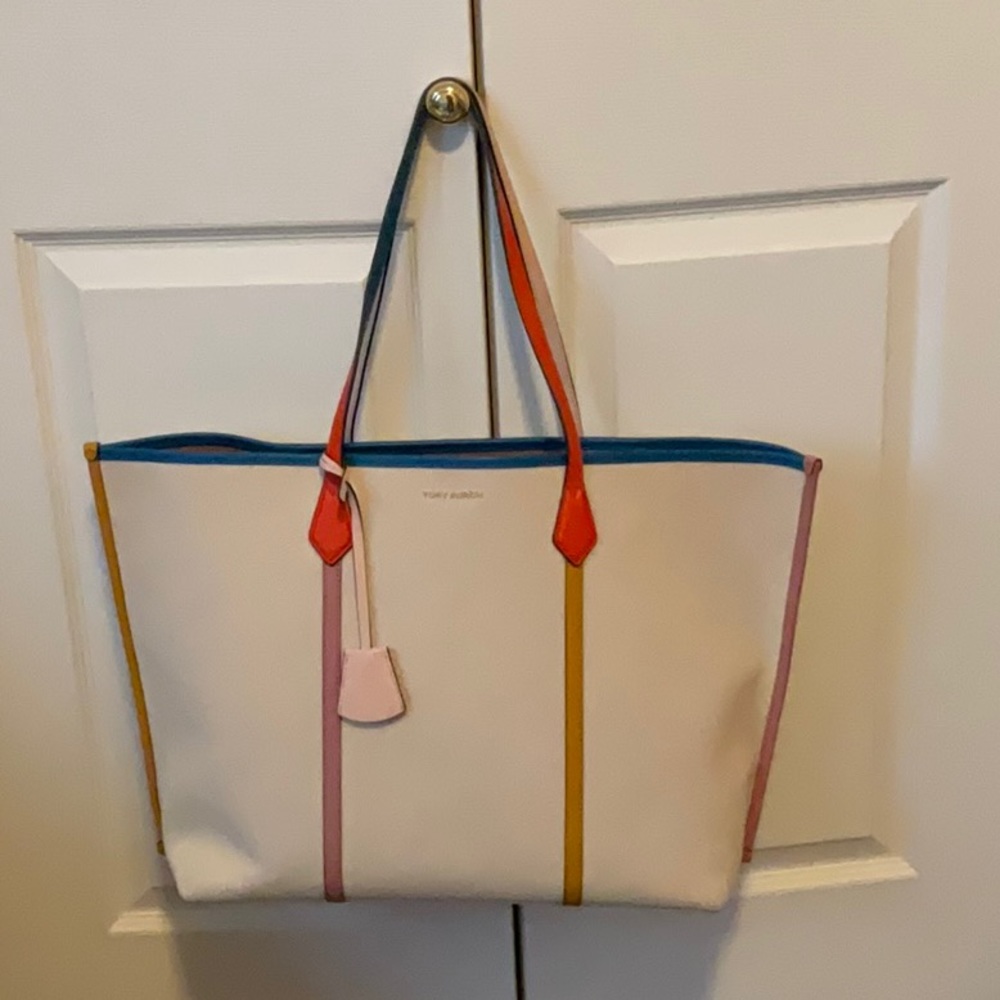 Tory Burch XL Perry Colorblock Tote